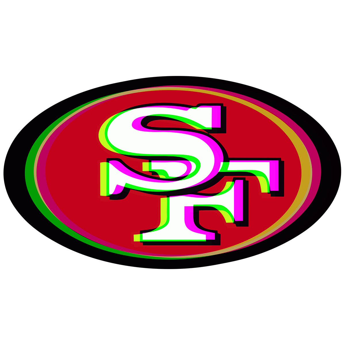 Phantom San Francisco 49ers logo decal supplier